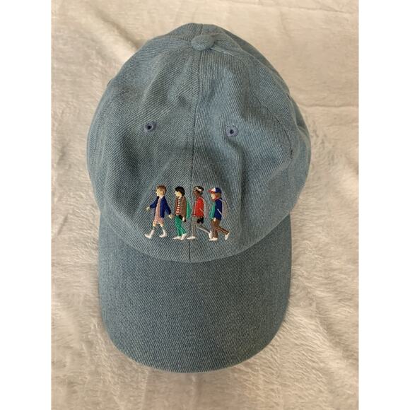 Loungefly Accessories - Stranger Things Sci-Fi TV Show Chambray Cap Hat Netflix Official Strapback Denim